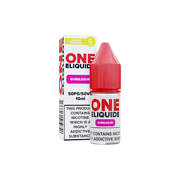 6mg One E-Liquids Flavoured Nic Shot 10ml (50VG/50PG) - www.justgovape.co.uk