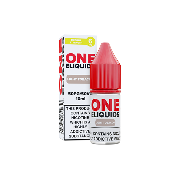 6mg One E-Liquids Flavoured Nic Shot 10ml (50VG/50PG) - www.justgovape.co.uk