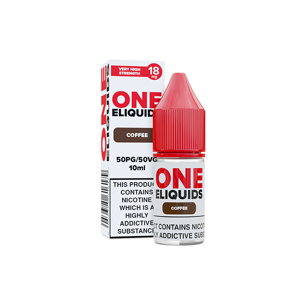 18mg One E-Liquids Flavoured Nic Shot 10ml (50VG/50PG) - www.justgovape.co.uk