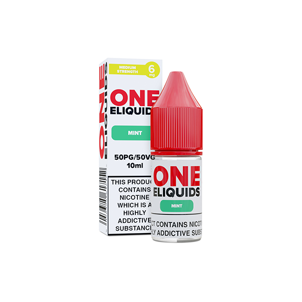 6mg One E-Liquids Flavoured Nic Shot 10ml (50VG/50PG) - www.justgovape.co.uk