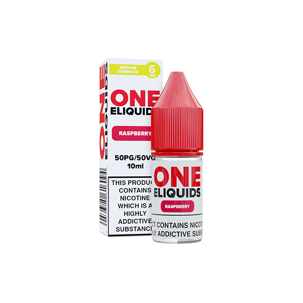 6mg One E-Liquids Flavoured Nic Shot 10ml (50VG/50PG) - www.justgovape.co.uk