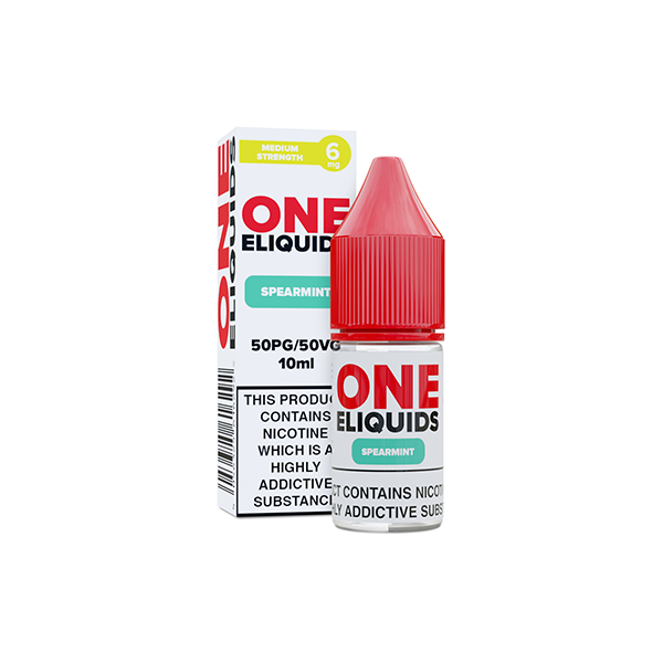 6mg One E-Liquids Flavoured Nic Shot 10ml (50VG/50PG) - www.justgovape.co.uk