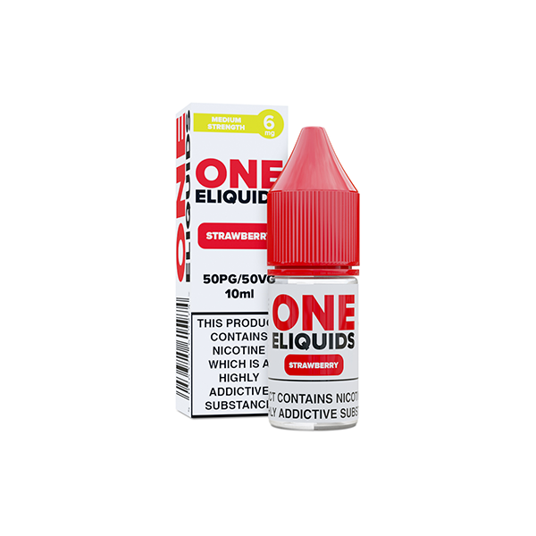 6mg One E-Liquids Flavoured Nic Shot 10ml (50VG/50PG) - www.justgovape.co.uk