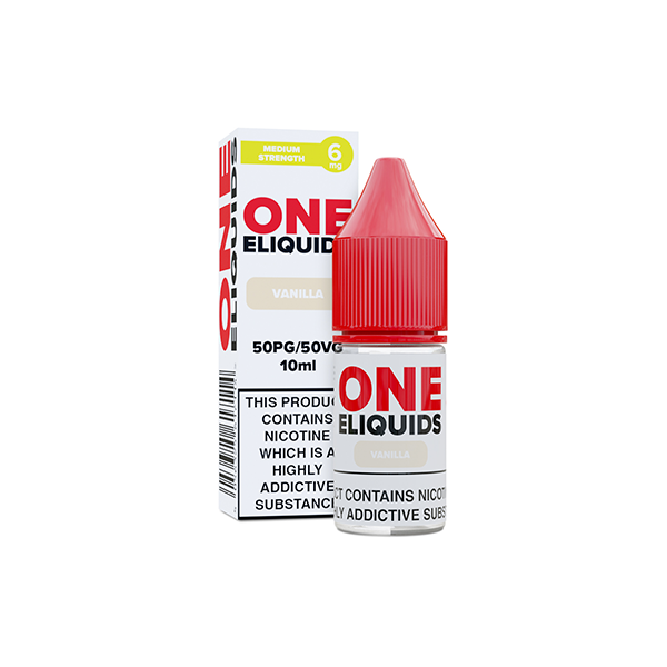 6mg One E-Liquids Flavoured Nic Shot 10ml (50VG/50PG) - www.justgovape.co.uk