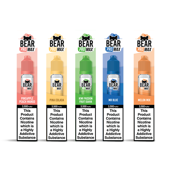 Bear Pro Max 20mg Bar Series Nic Salts 10ml (50VG/50PG) - www.justgovape.co.uk