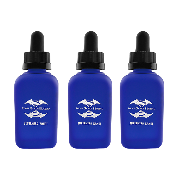 0mg Avant Garde E-liquid Superhero Range Range Glass Shortfill 50ml (Various VG/PG) - www.justgovape.co.uk