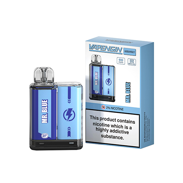 20mg Vapengin Mercury Disposable Vape Device 600 Puffs - www.justgovape.co.uk