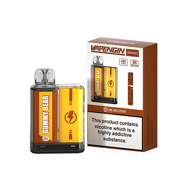 20mg Vapengin Mercury Disposable Vape Device 600 Puffs - www.justgovape.co.uk