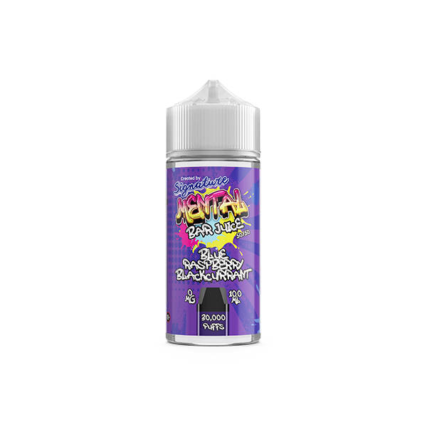 0mg Signature Mental Bar Juice 100ml Shortfill (50PG/50VG) - www.justgovape.co.uk