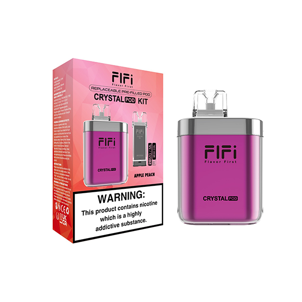 20mg FLFI Crystal Disposable Pod Kit 600 Puff - www.justgovape.co.uk