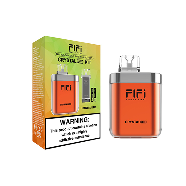 20mg FLFI Crystal Disposable Pod Kit 600 Puff - www.justgovape.co.uk