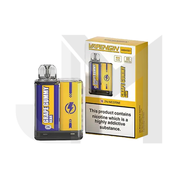 20mg Vapengin Mercury Disposable Vape Device 600 Puffs - www.justgovape.co.uk