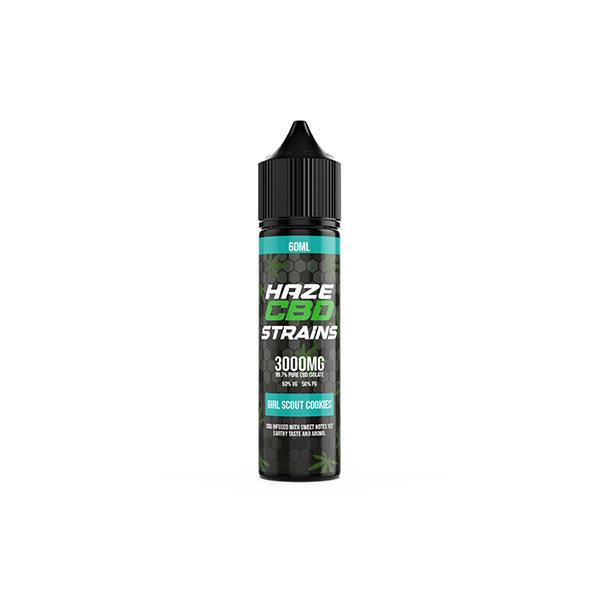 Haze CBD Strains 3000mg CBD E-Liquid 50ml Shortfill 0mg (50VG/50PG) - www.justgovape.co.uk