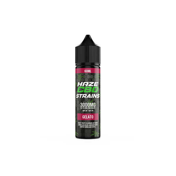 Haze CBD Strains 3000mg CBD E-Liquid 50ml Shortfill 0mg (50VG/50PG) - www.justgovape.co.uk