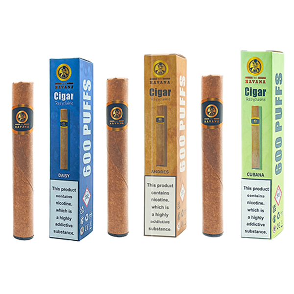 20mg XO Havana Disposable Cigar Vape - 600 Puffs - www.justgovape.co.uk