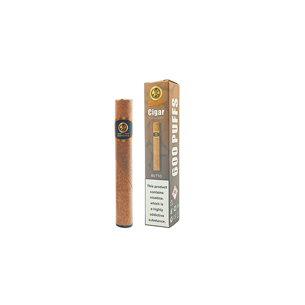 20mg XO Havana Disposable Cigar Vape - 600 Puffs - www.justgovape.co.uk