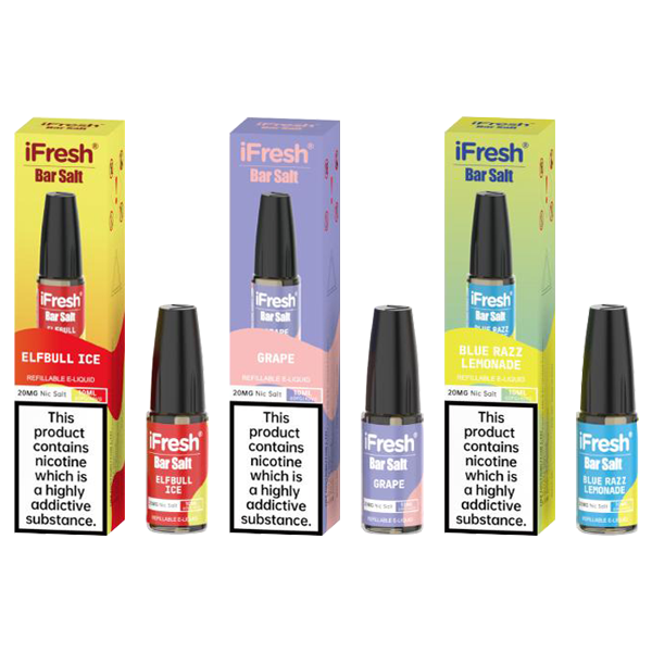 20mg iFresh 10ml Nic Salt (50VG/50PG) - www.justgovape.co.uk