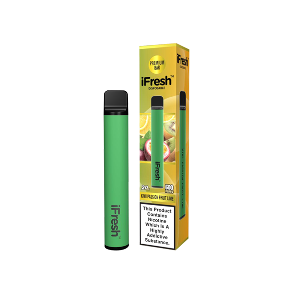 20mg iFresh Disposable Vape Device 600 Puffs - www.justgovape.co.uk