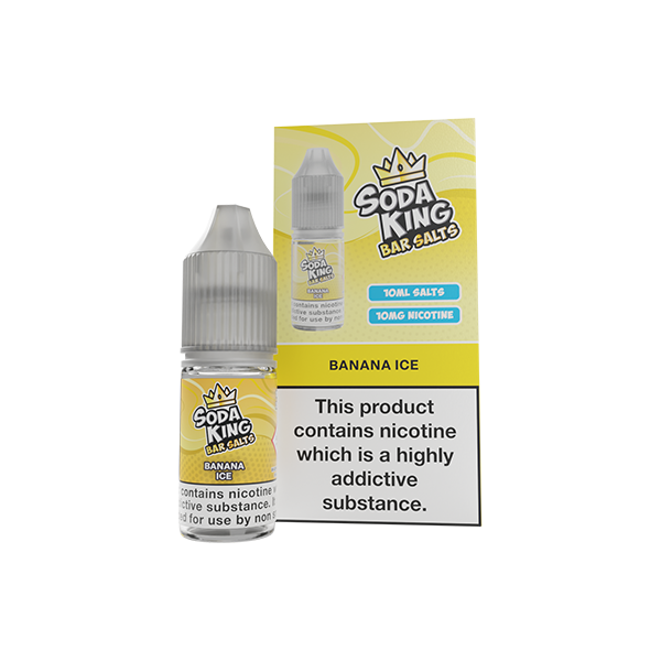 10mg Soda King Bar SALTS Nic Salts 10ml - (50VG/50PG) - www.justgovape.co.uk