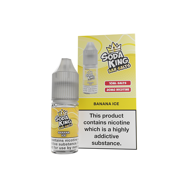 20mg Soda King Bar SALTS Nic Salts 10ml - (50VG/50PG) - www.justgovape.co.uk