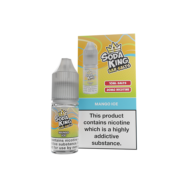 20mg Soda King Bar SALTS Nic Salts 10ml - (50VG/50PG) - www.justgovape.co.uk