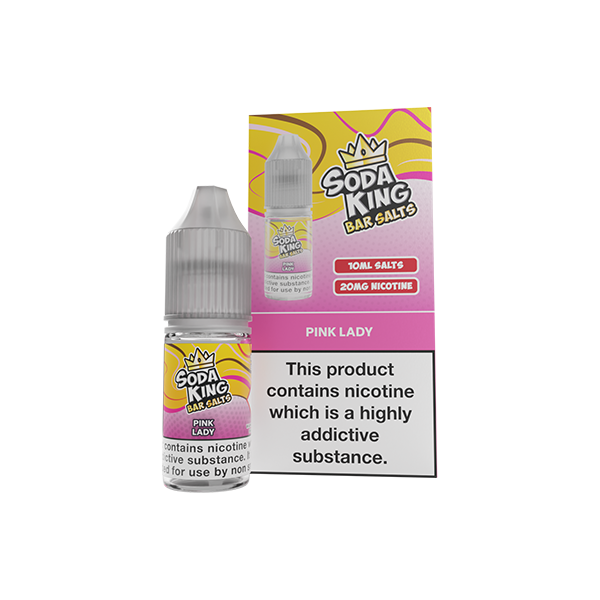 20mg Soda King Bar SALTS Nic Salts 10ml - (50VG/50PG) - www.justgovape.co.uk