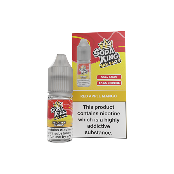 20mg Soda King Bar SALTS Nic Salts 10ml - (50VG/50PG) - www.justgovape.co.uk