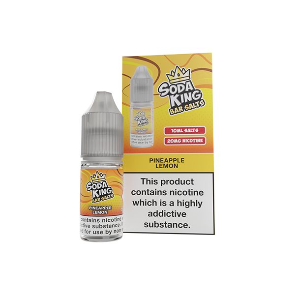 20mg Soda King Bar SALTS Nic Salts 10ml - (50VG/50PG) - www.justgovape.co.uk