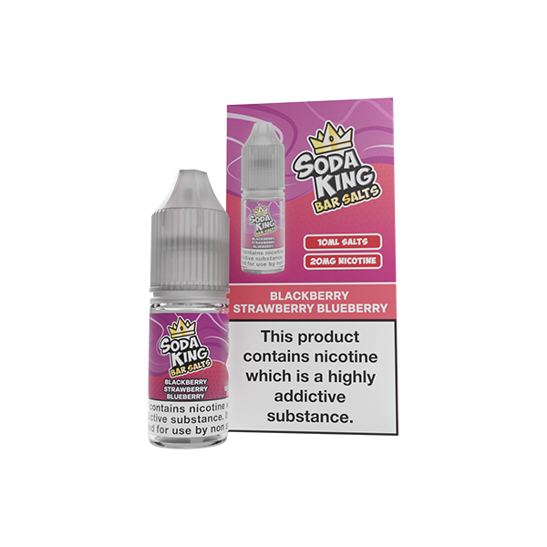 20mg Soda King Bar SALTS Nic Salts 10ml - (50VG/50PG) - www.justgovape.co.uk