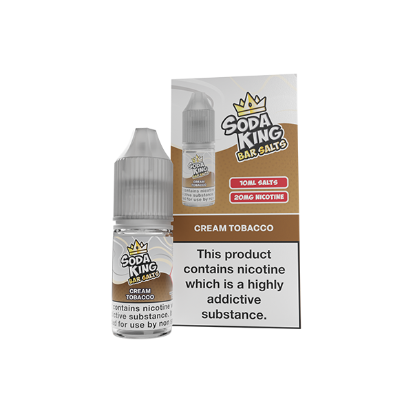 20mg Soda King Bar SALTS Nic Salts 10ml - (50VG/50PG) - www.justgovape.co.uk