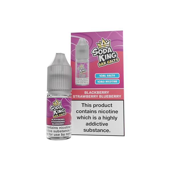 10mg Soda King Bar SALTS Nic Salts 10ml - (50VG/50PG) - www.justgovape.co.uk