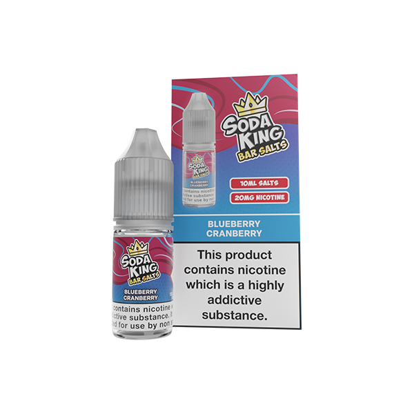 20mg Soda King Bar SALTS Nic Salts 10ml - (50VG/50PG) - www.justgovape.co.uk