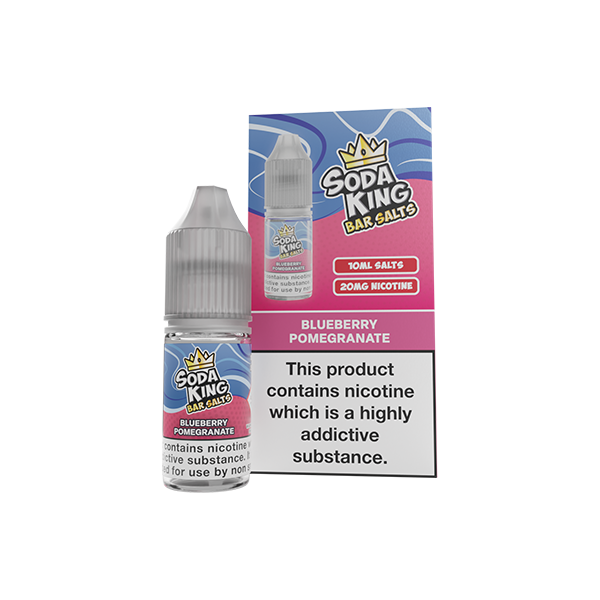 20mg Soda King Bar SALTS Nic Salts 10ml - (50VG/50PG) - www.justgovape.co.uk