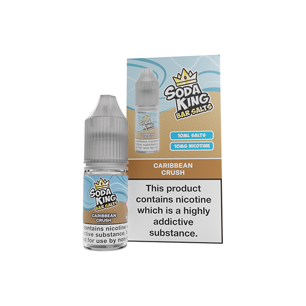 10mg Soda King Bar SALTS Nic Salts 10ml - (50VG/50PG) - www.justgovape.co.uk