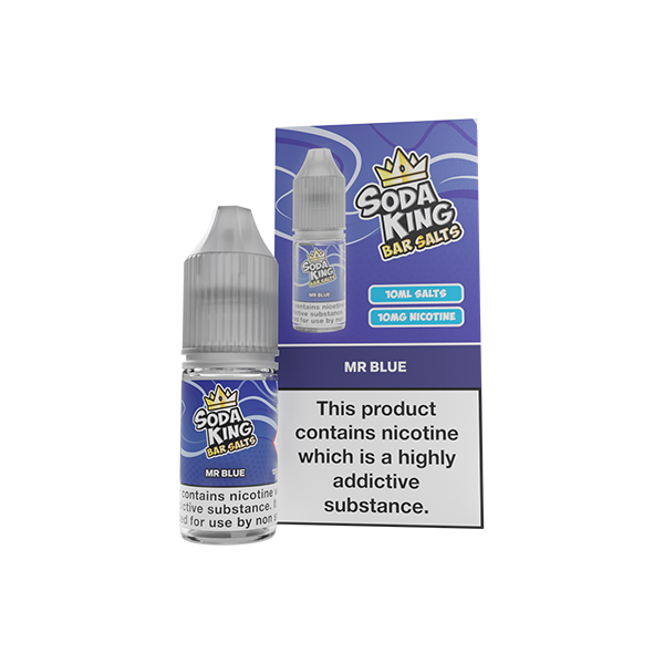 10mg Soda King Bar SALTS Nic Salts 10ml - (50VG/50PG) - www.justgovape.co.uk