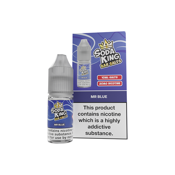 20mg Soda King Bar SALTS Nic Salts 10ml - (50VG/50PG) - www.justgovape.co.uk