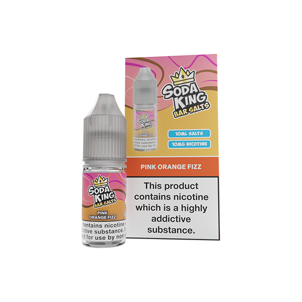 10mg Soda King Bar SALTS Nic Salts 10ml - (50VG/50PG) - www.justgovape.co.uk