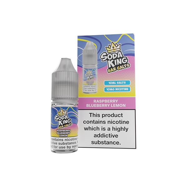 10mg Soda King Bar SALTS Nic Salts 10ml - (50VG/50PG) - www.justgovape.co.uk