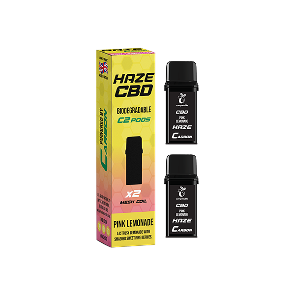 500mg Haze CBD C2 Pods - 800 puffs - www.justgovape.co.uk