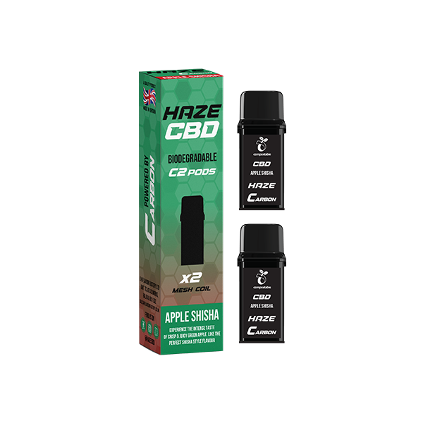 500mg Haze CBD C2 Pods - 800 puffs - www.justgovape.co.uk