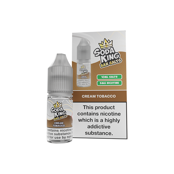 5mg Soda King Bar SALTS Nic Salts 10ml - (50VG/50PG) - www.justgovape.co.uk