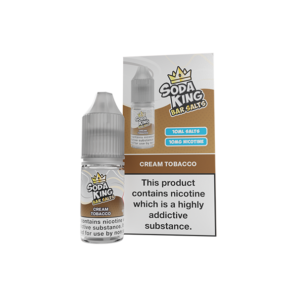 10mg Soda King Bar SALTS Nic Salts 10ml - (50VG/50PG) - www.justgovape.co.uk