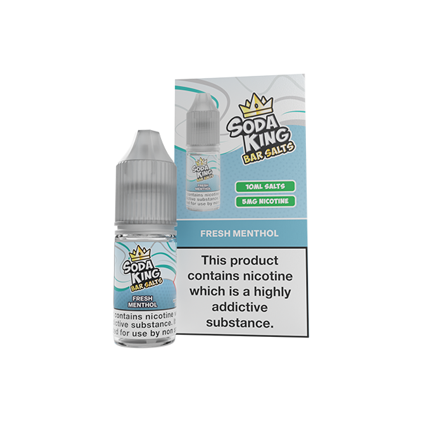 5mg Soda King Bar SALTS Nic Salts 10ml - (50VG/50PG) - www.justgovape.co.uk