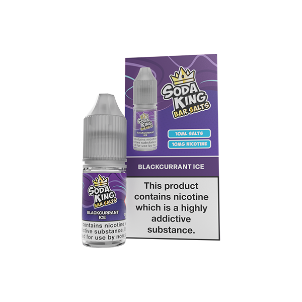 10mg Soda King Bar SALTS Nic Salts 10ml - (50VG/50PG) - www.justgovape.co.uk