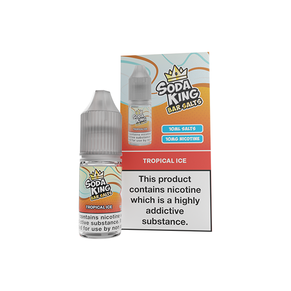 10mg Soda King Bar SALTS Nic Salts 10ml - (50VG/50PG) - www.justgovape.co.uk