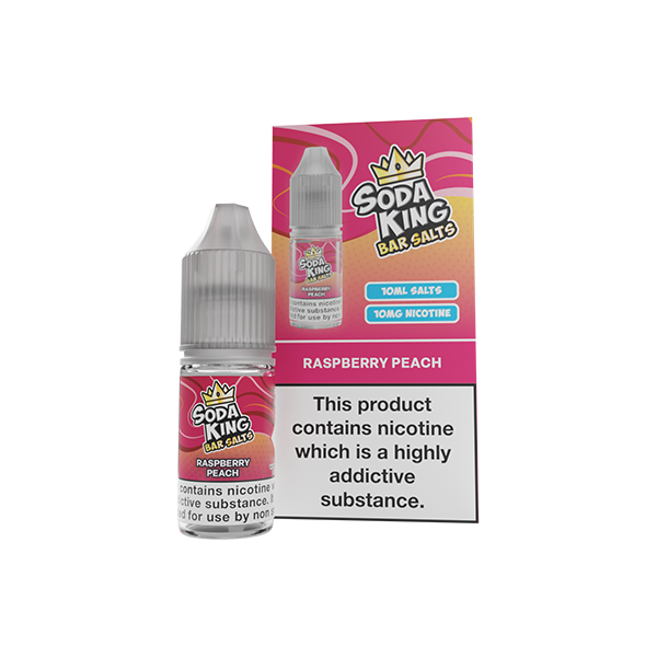 10mg Soda King Bar SALTS Nic Salts 10ml - (50VG/50PG) - www.justgovape.co.uk