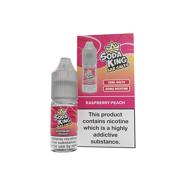 20mg Soda King Bar SALTS Nic Salts 10ml - (50VG/50PG) - www.justgovape.co.uk