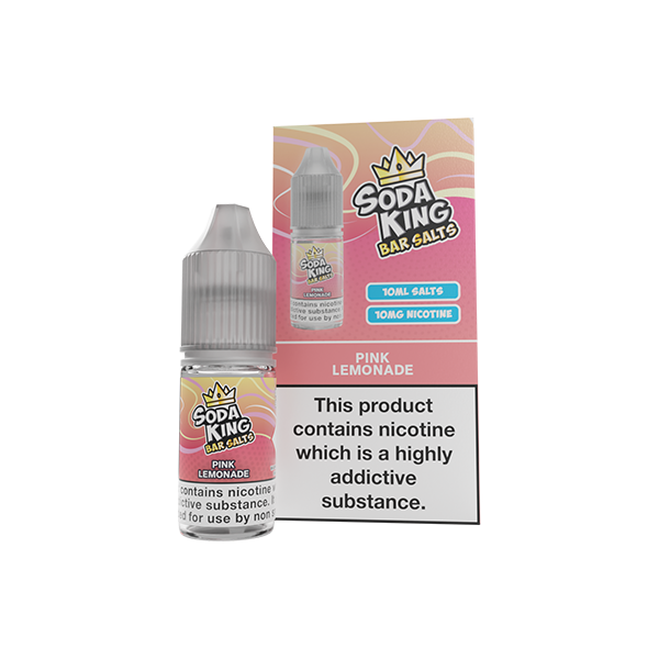 10mg Soda King Bar SALTS Nic Salts 10ml - (50VG/50PG) - www.justgovape.co.uk