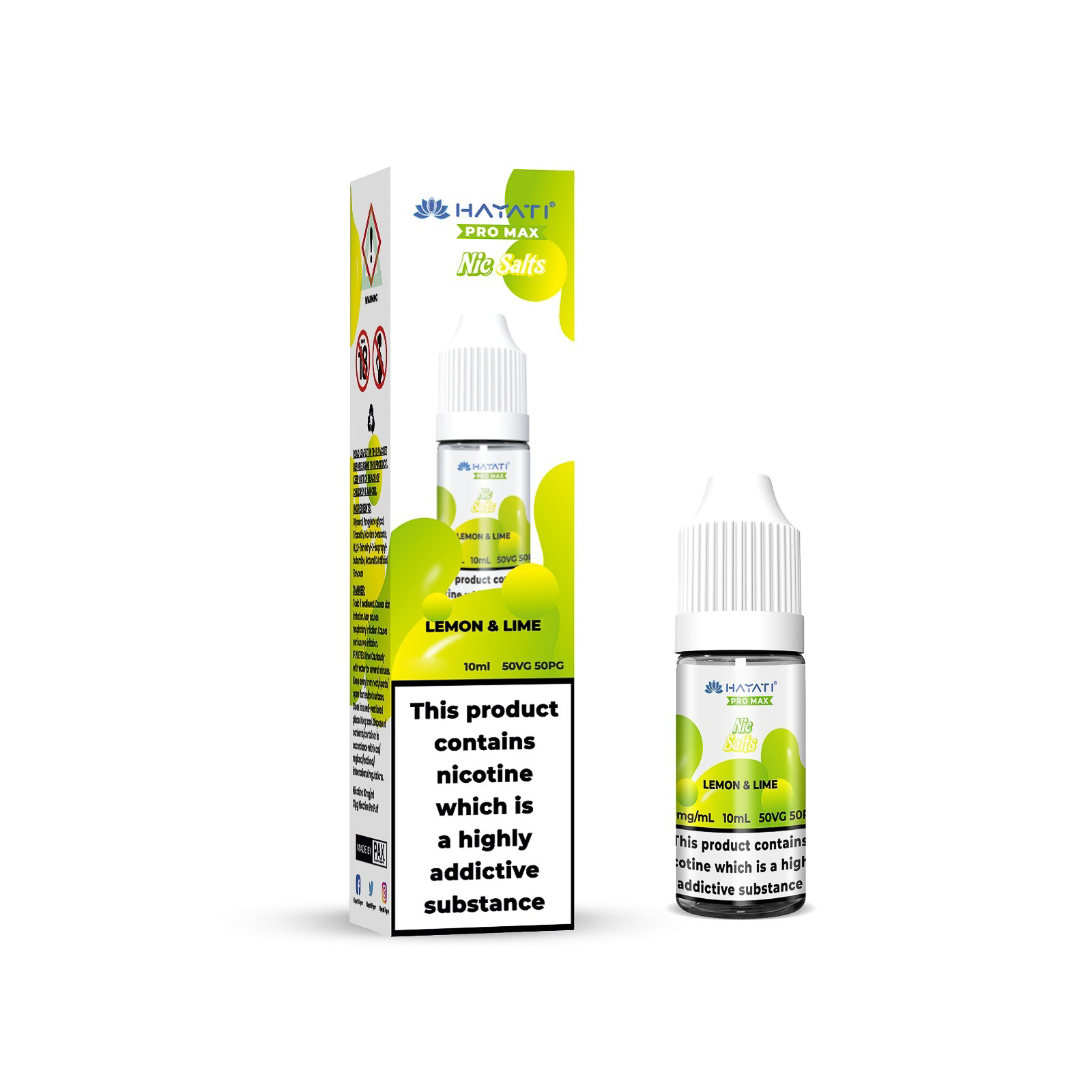 20mg Hayati Pro Max Nic Salts 10ml - www.justgovape.co.uk