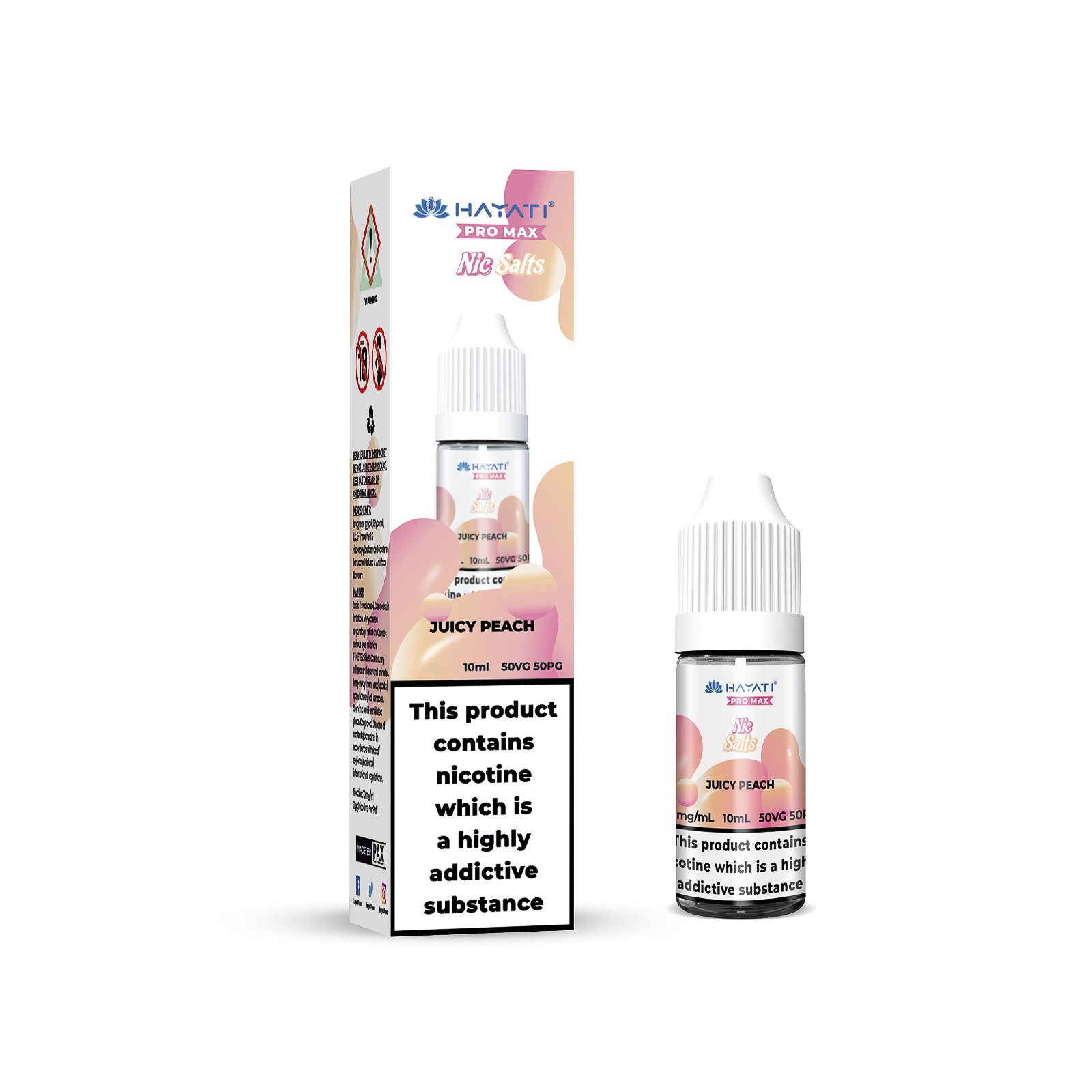 20mg Hayati Pro Max Nic Salts 10ml - www.justgovape.co.uk